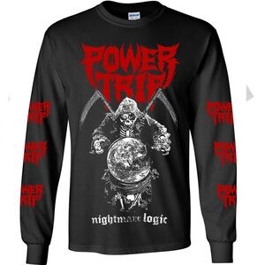“Power Trip” Band Long Sleeve Tee